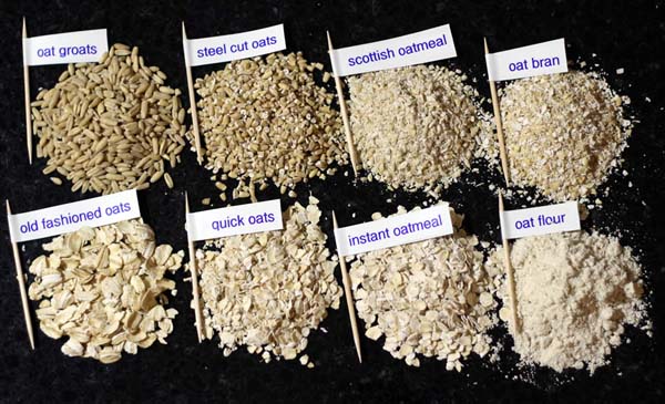 types of oat brans